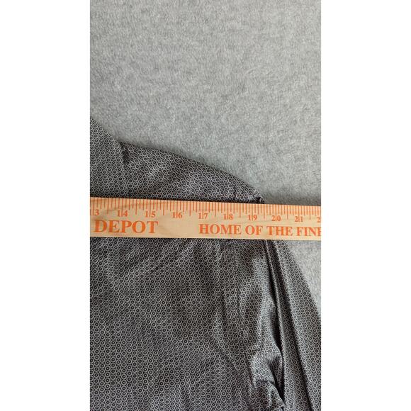 PAUL SMITH Men Dress Shirt Size 39 Classic Fit Geometric Button Up Preppy Italy - Picture 9 of 10